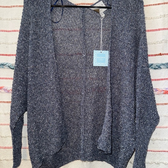 Hayden Los Angeles Sweaters - Haven Women's Gray Cardigan Sweater